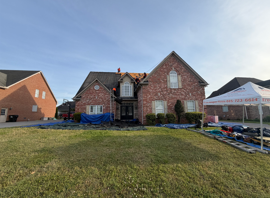 Full Roof Replacement — Brick Home