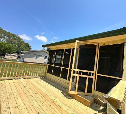 Screened Deck Build — Hendersonville