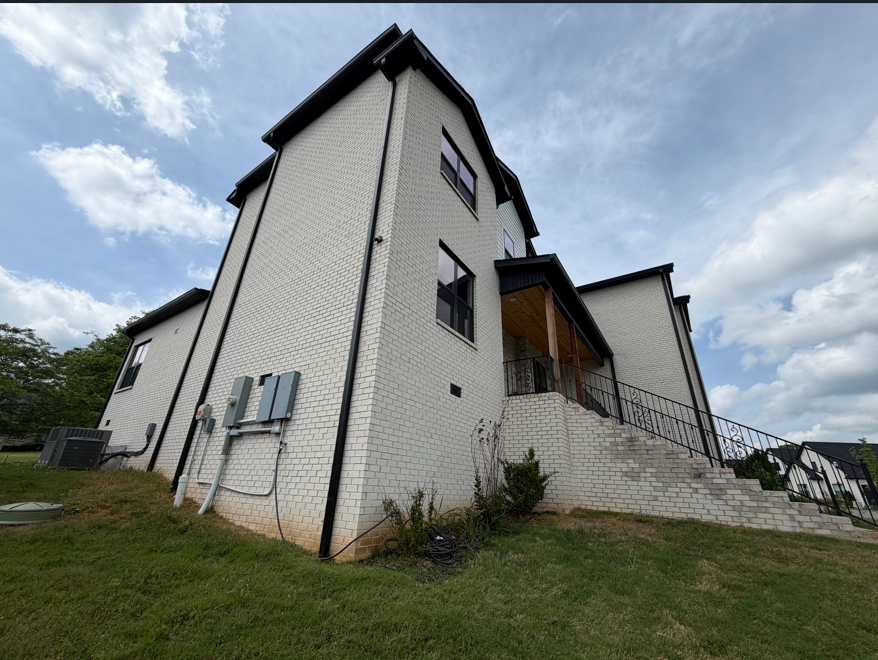 Custom Home Exterior — Detail