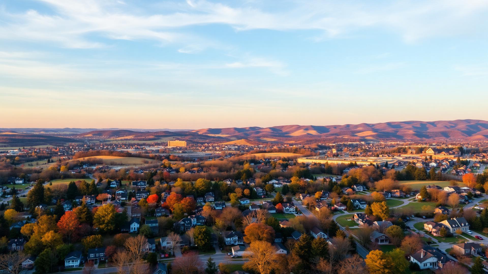 Aerial view of Middle Tennessee